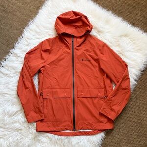 Cotopaxi Men’s Parque Rain Shell Jacket Orange Large L